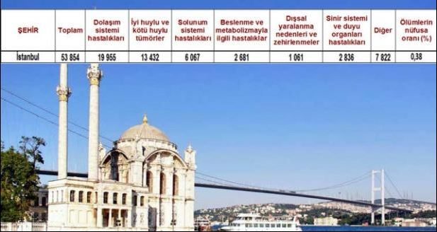 Ölüm oranlarının en yüksek olduğu iller