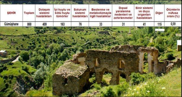 Ölüm oranlarının en yüksek olduğu iller