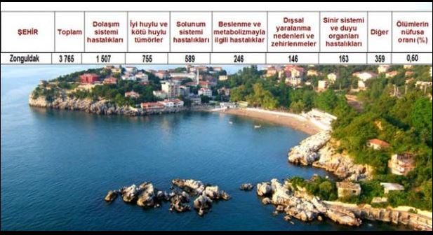 Ölüm oranlarının en yüksek olduğu iller