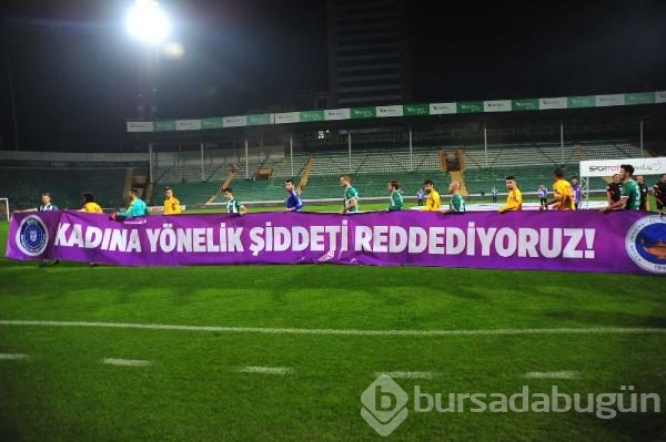 Bursaspor-Kayserispor maçından kareler