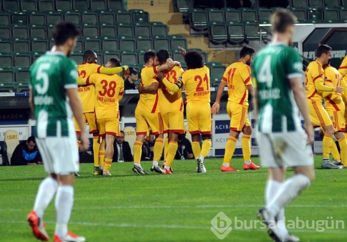 Bursaspor-Kayserispor maçından kareler