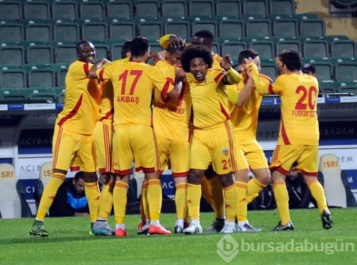 Bursaspor-Kayserispor maçından kareler