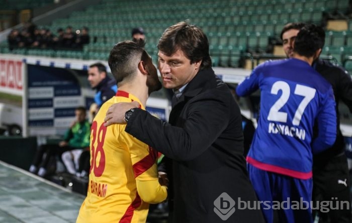 Bursaspor-Kayserispor maçından kareler