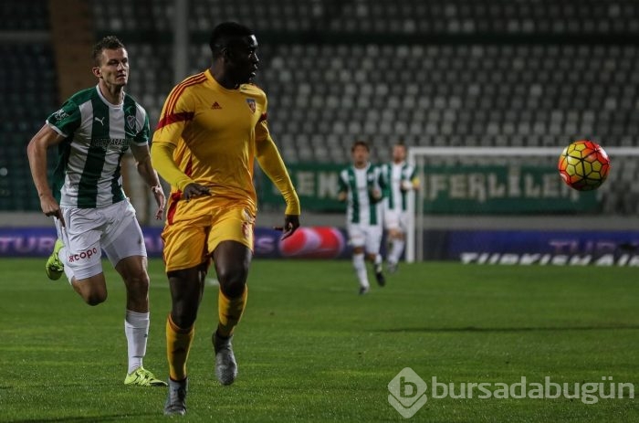 Bursaspor-Kayserispor maçından kareler