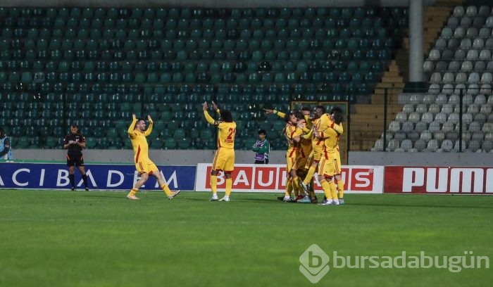 Bursaspor-Kayserispor maçından kareler