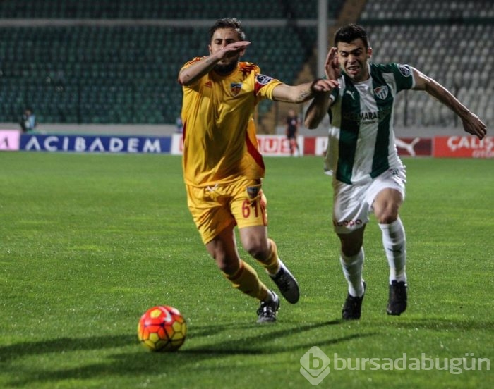 Bursaspor-Kayserispor maçından kareler