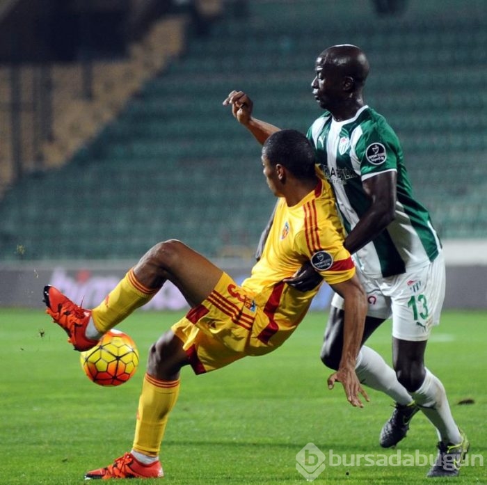 Bursaspor-Kayserispor maçından kareler