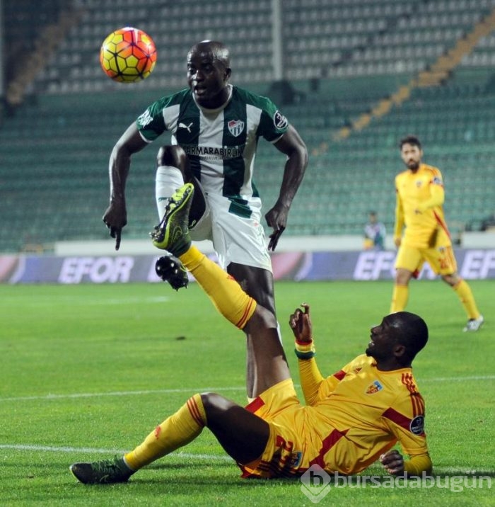 Bursaspor-Kayserispor maçından kareler