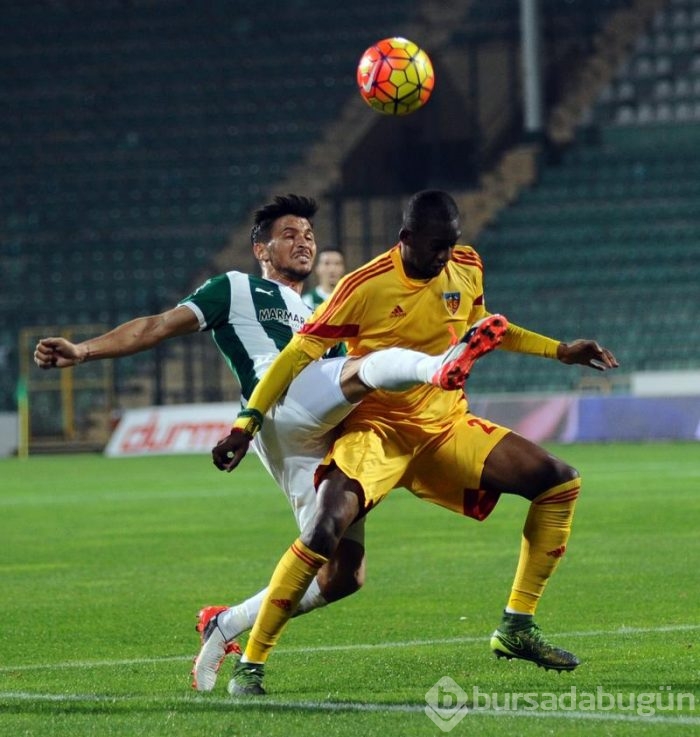 Bursaspor-Kayserispor maçından kareler