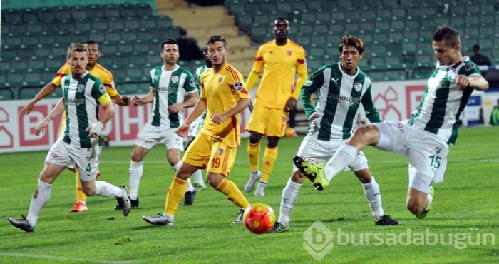 Bursaspor-Kayserispor maçından kareler