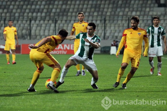 Bursaspor-Kayserispor maçından kareler