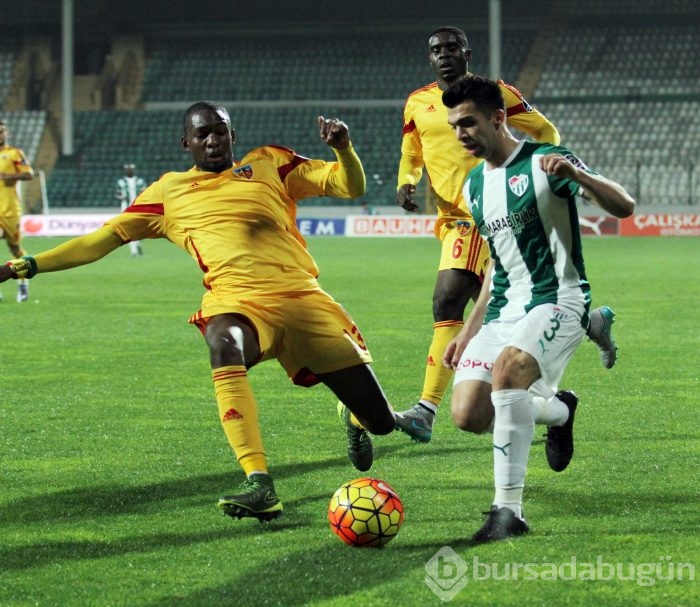 Bursaspor-Kayserispor maçından kareler
