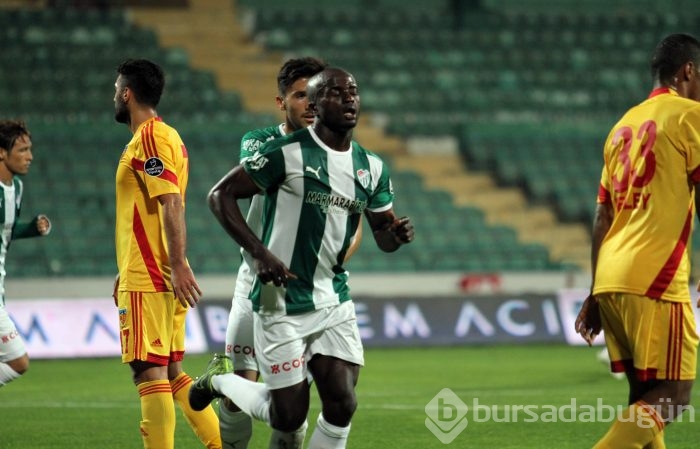 Bursaspor-Kayserispor maçından kareler