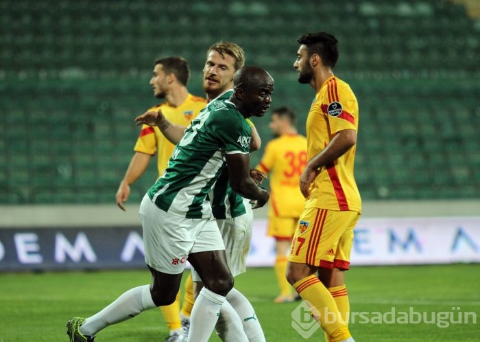 Bursaspor-Kayserispor maçından kareler