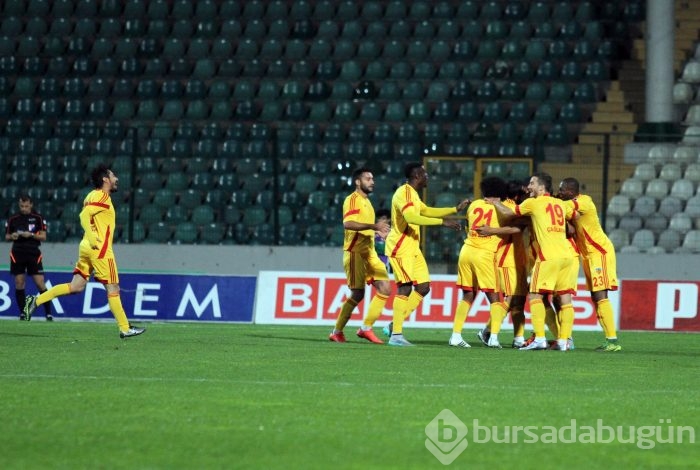Bursaspor-Kayserispor maçından kareler