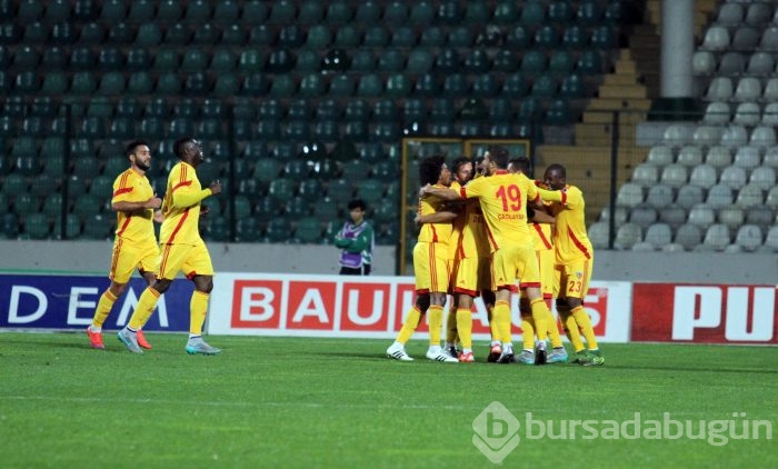 Bursaspor-Kayserispor maçından kareler