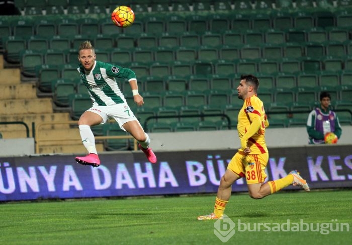Bursaspor-Kayserispor maçından kareler