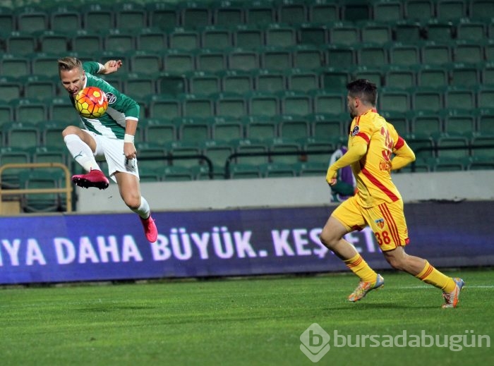 Bursaspor-Kayserispor maçından kareler
