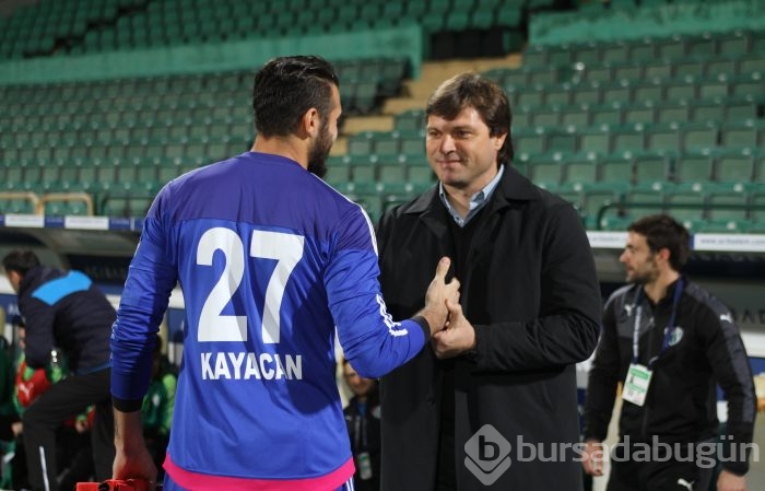 Bursaspor-Kayserispor maçından kareler