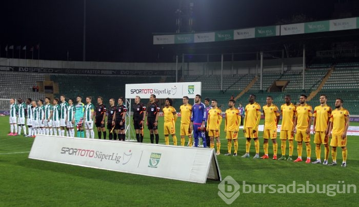 Bursaspor-Kayserispor maçından kareler