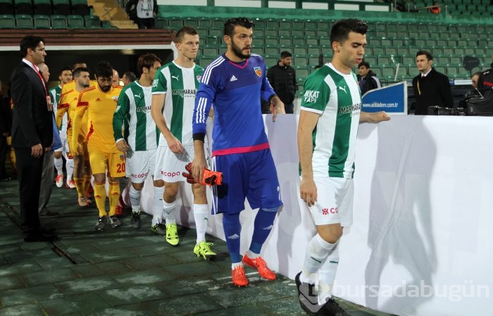 Bursaspor-Kayserispor maçından kareler