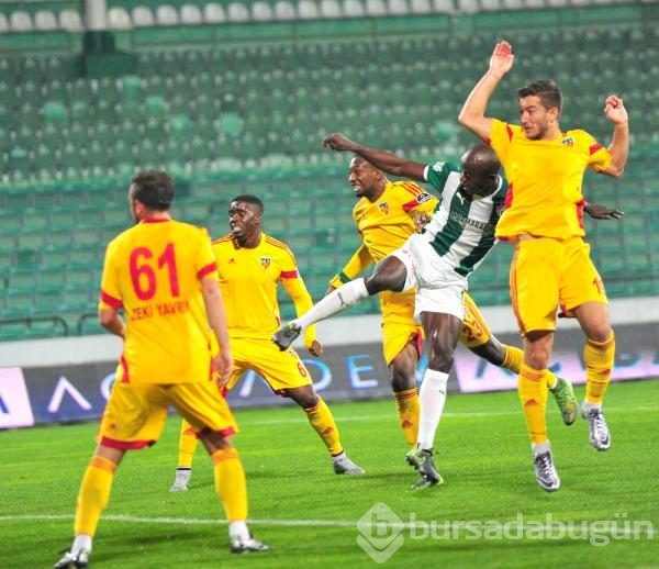 Bursaspor-Kayserispor maçından kareler