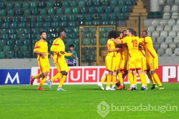Bursaspor-Kayserispor maçından kareler