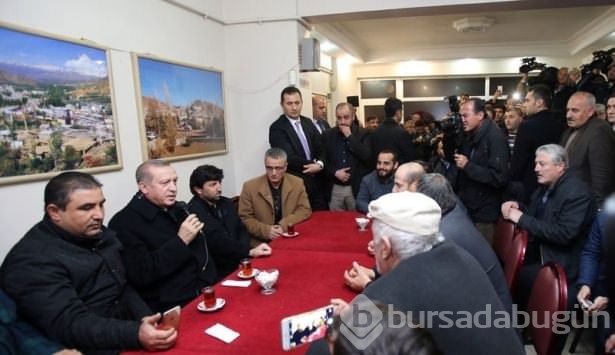 Erdoğan'dan sürpriz ziyaret