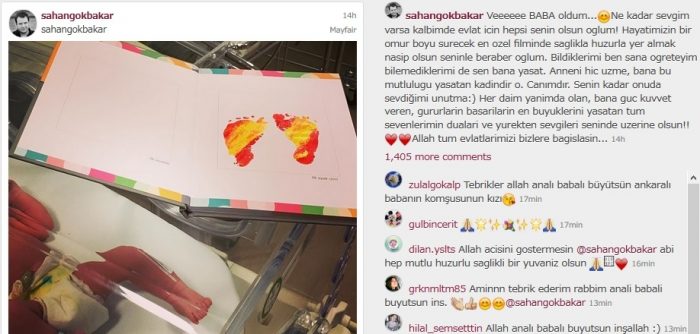 Şahan Gökbakar baba oldu!
