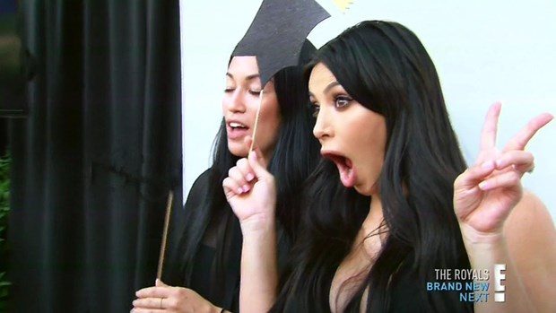 Kardashian'lar mezun oldu