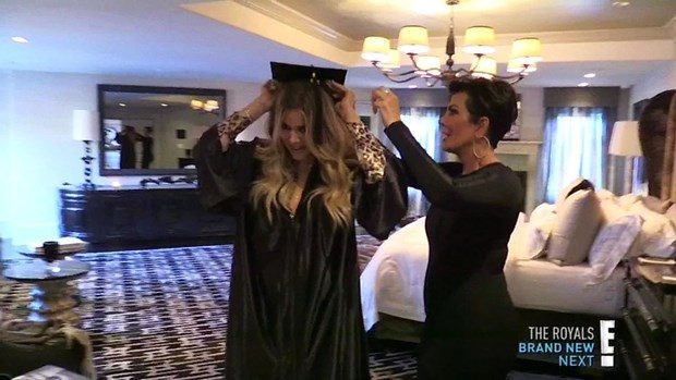 Kardashian'lar mezun oldu