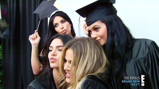 Kardashian'lar mezun oldu