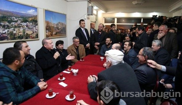 Cumhurbaşkanı Erdoğan vatandaşlarla buluştu