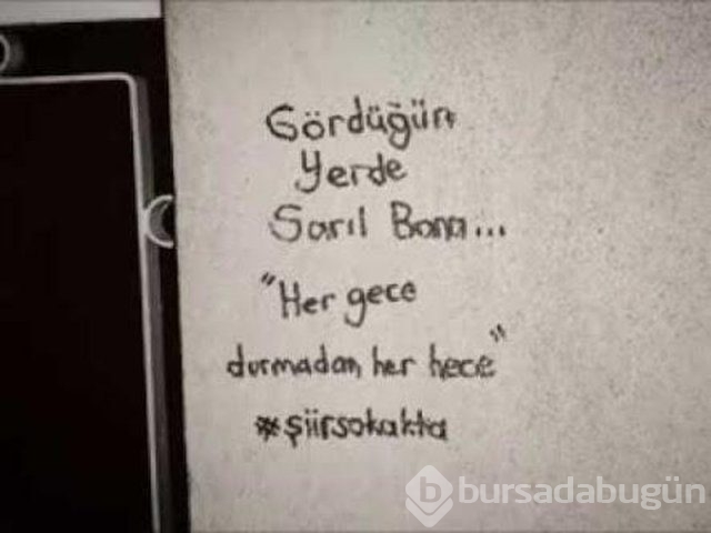 Şiir sokakta fırtınası