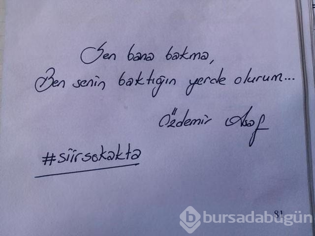 Şiir sokakta fırtınası
