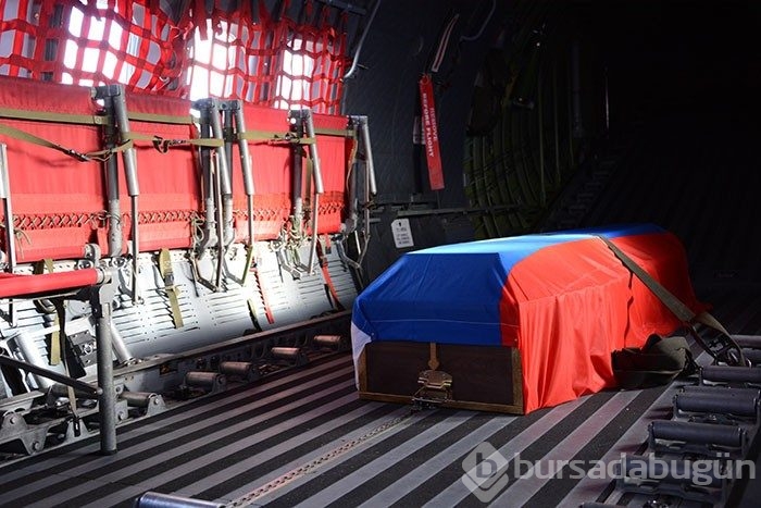 Rus pilotun cenazesi ülkesine gönderildi