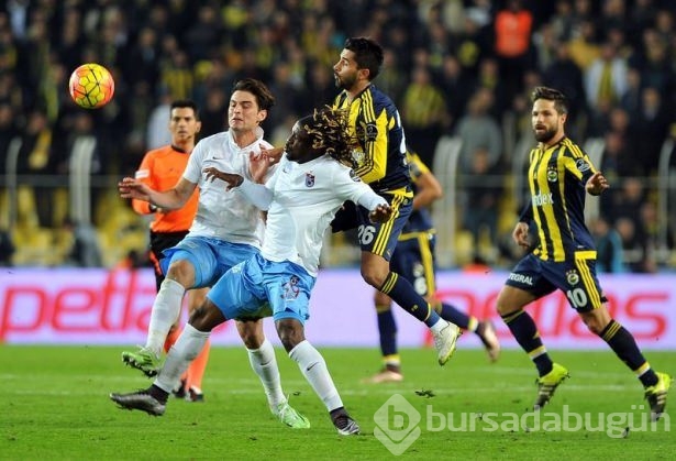 Fenerbahçe-Trabzonspor maçından kareler