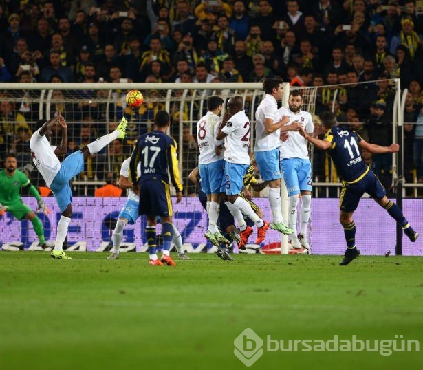 Fenerbahçe-Trabzonspor maçından kareler