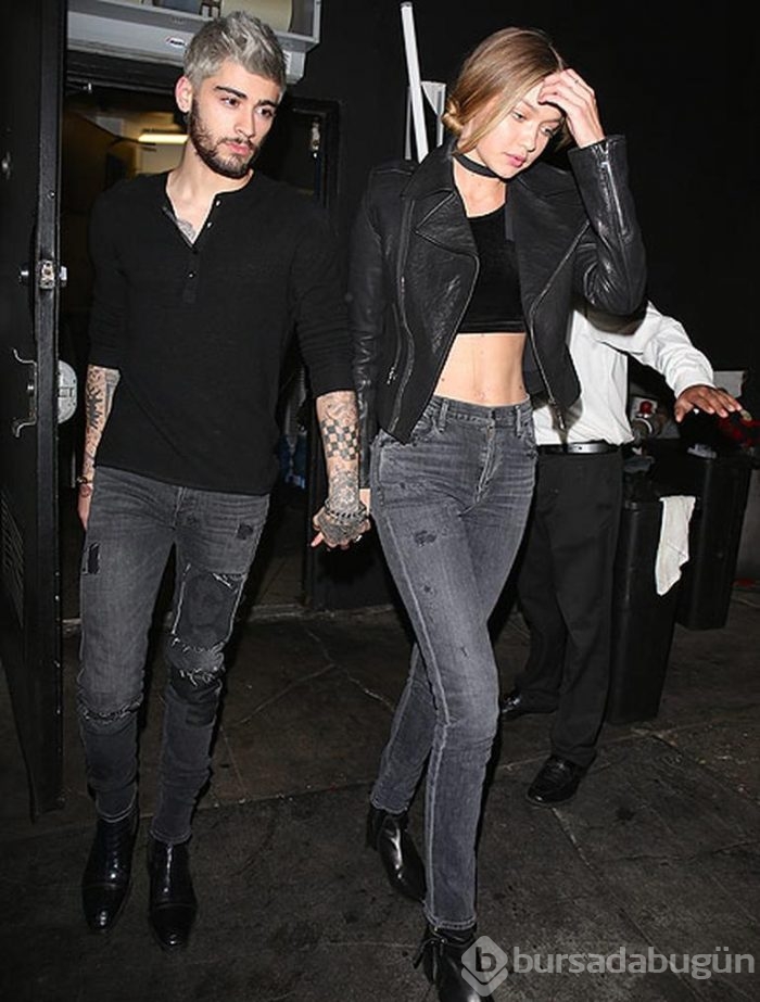 Zayn Malik ve Gigi Hadid el ele