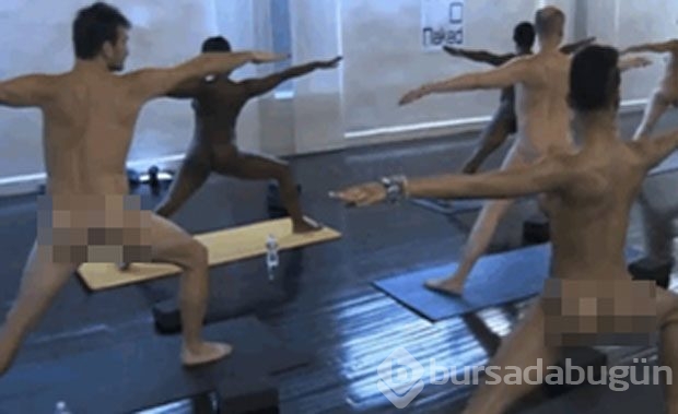 Bu yoga sınıfı olay oldu!