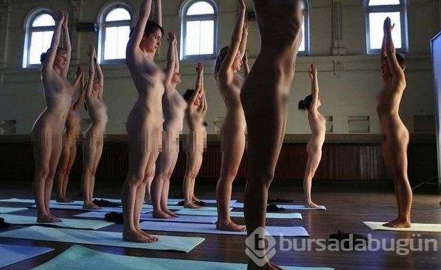Bu yoga sınıfı olay oldu!