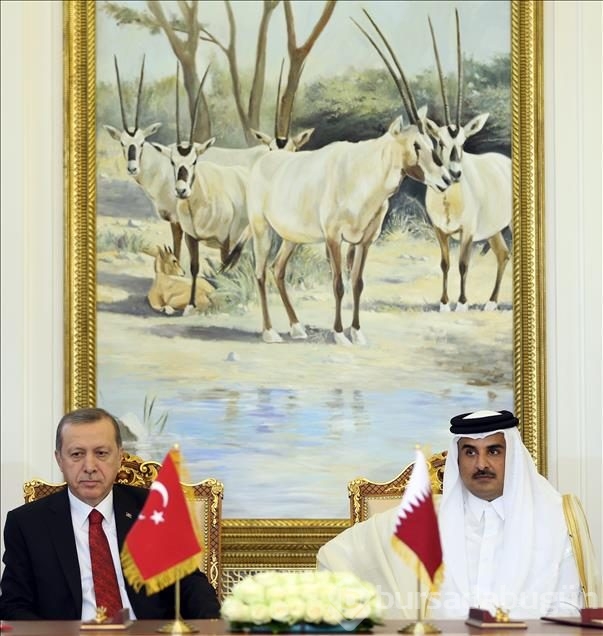 Katar'la 15 ayrı anlaşma imzalandı