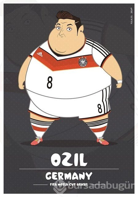 Futbolcu 'sticker'ları 