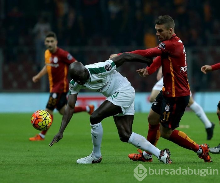 Bursaspor - Galatasaray maçından kareler	
