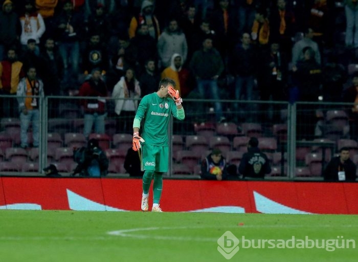 Bursaspor - Galatasaray maçından kareler	
