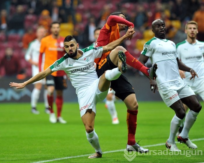 Bursaspor - Galatasaray maçından kareler	