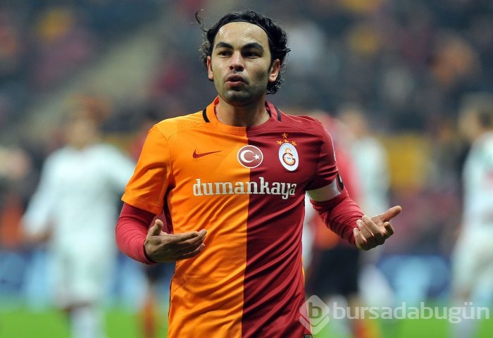 Bursaspor - Galatasaray maçından kareler	