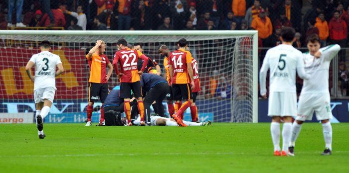 Bursaspor - Galatasaray maçından kareler	