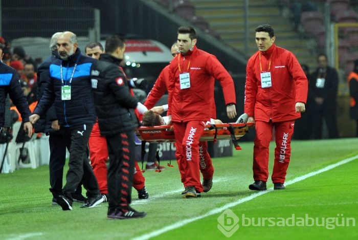 Bursaspor - Galatasaray maçından kareler	