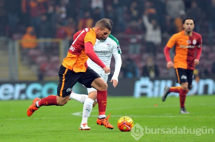 Bursaspor - Galatasaray maçından kareler	